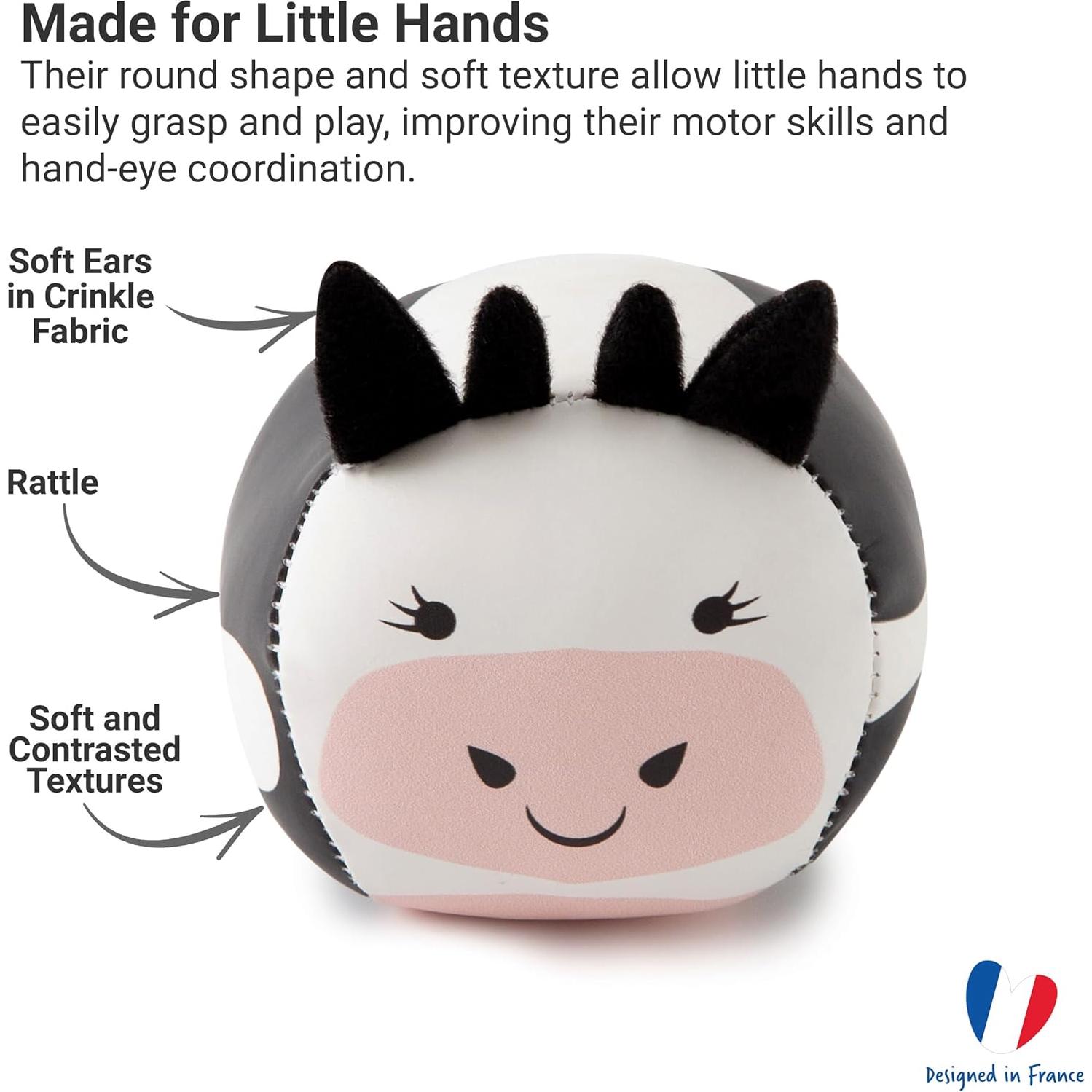 Bolas Roly Poly Amigos Pequeños - Juguete Sensorial Bebé Set 4