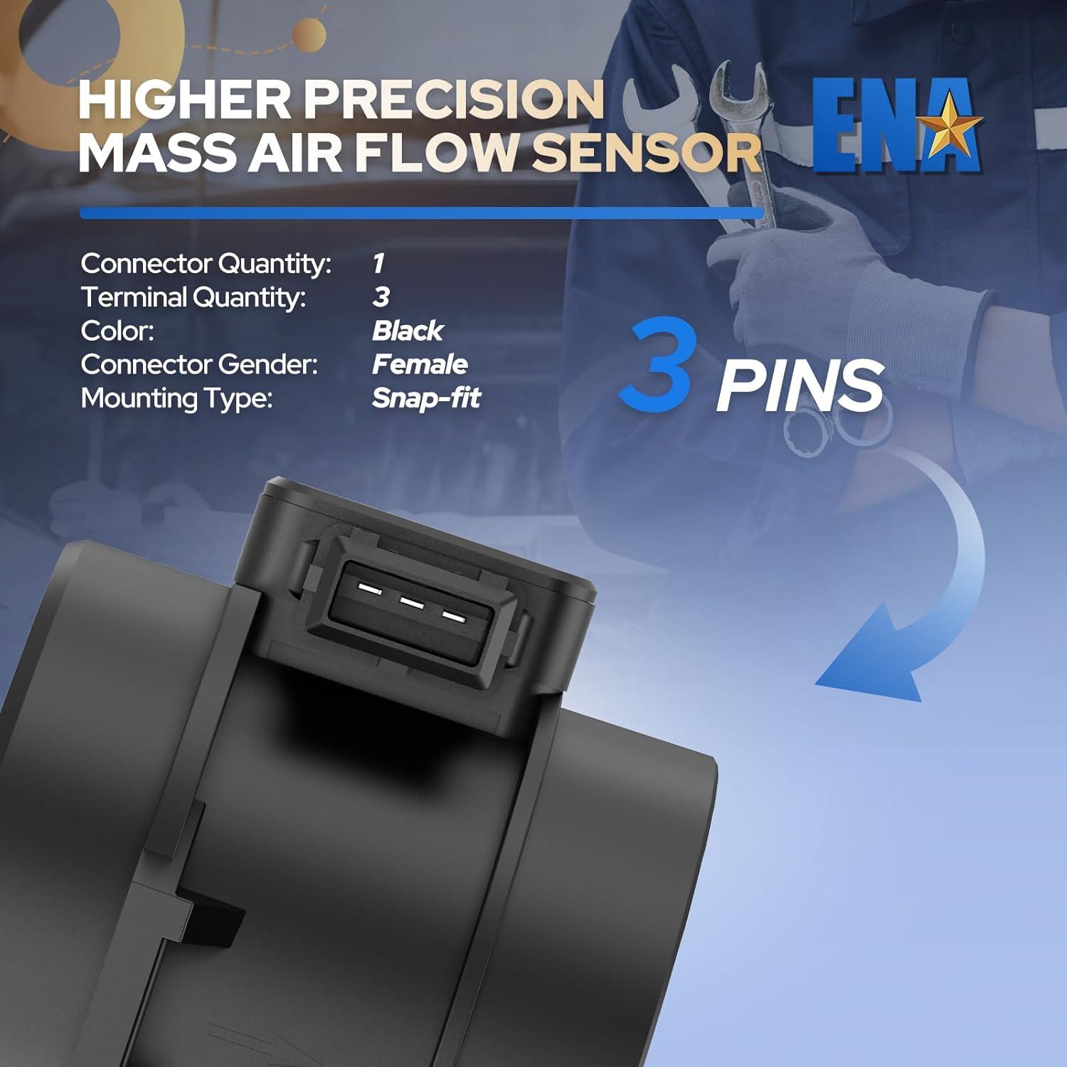 Sensor de Flujo de Aire Masivo ENA para BMW 330Ci 330i 330xi 530i X5 Z3