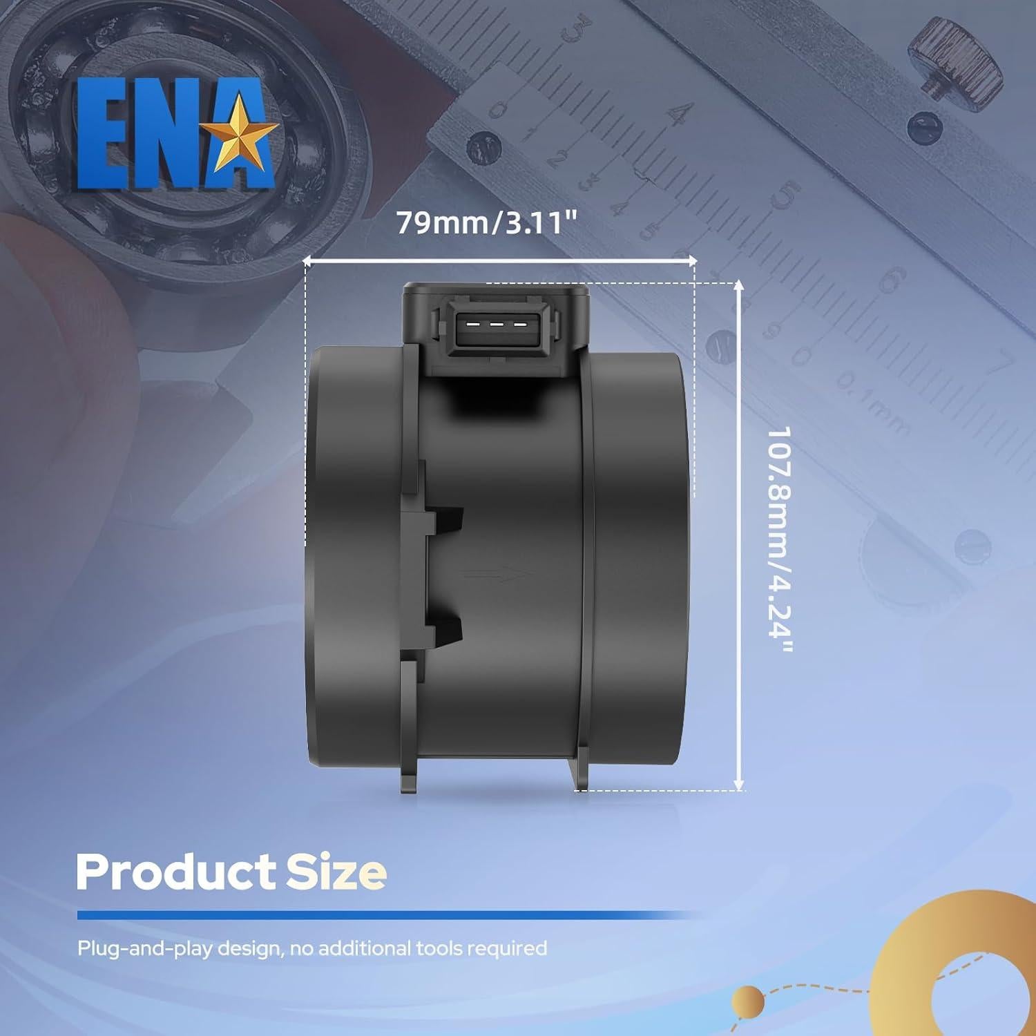 Sensor de Flujo de Aire Masivo ENA para BMW 330Ci 330i 330xi 530i X5 Z3