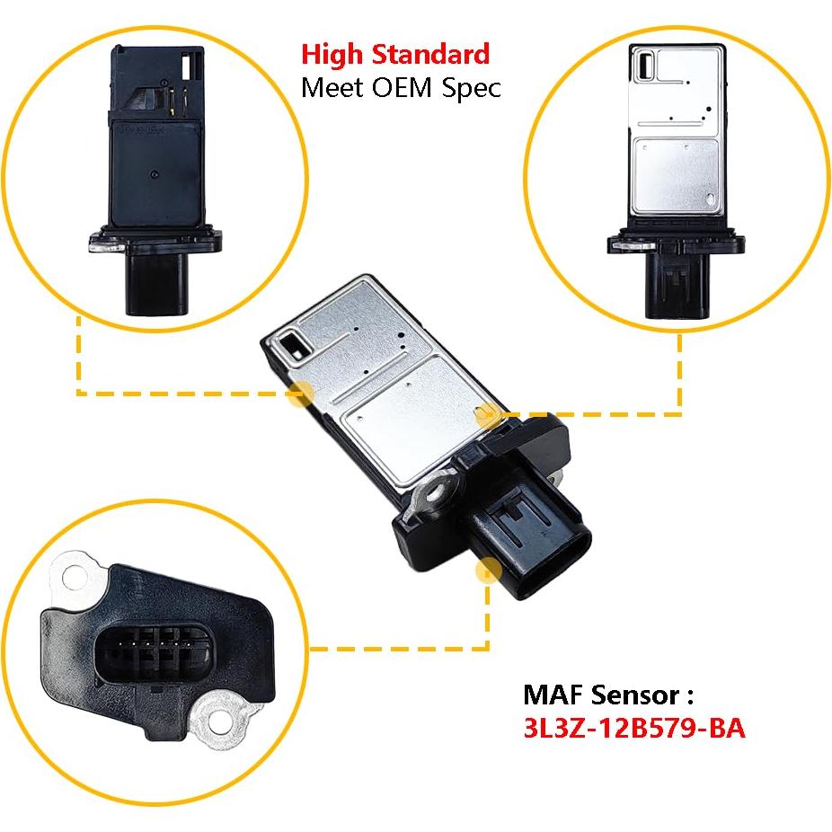 Sensor de Flujo de Aire Masivo MAF LLNSEAUTO MAF0012 Compatible Ford