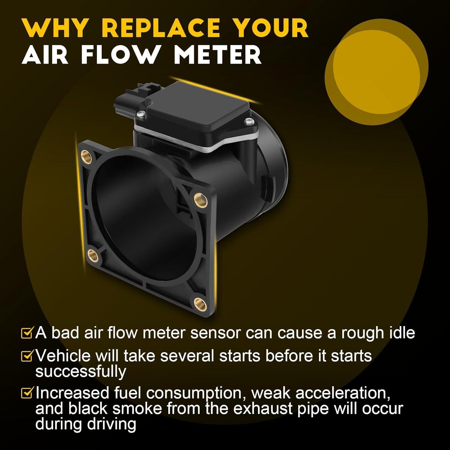 Sensor de flujo de aire OCPTY 114082-5209 para Ford y Mazda