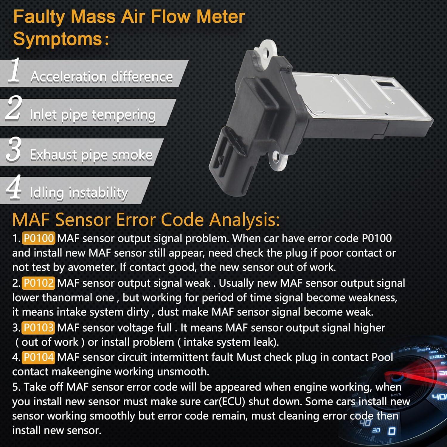 Sensor de Flujo de Aire Masivo Yezoauto HNA314P para Toyota