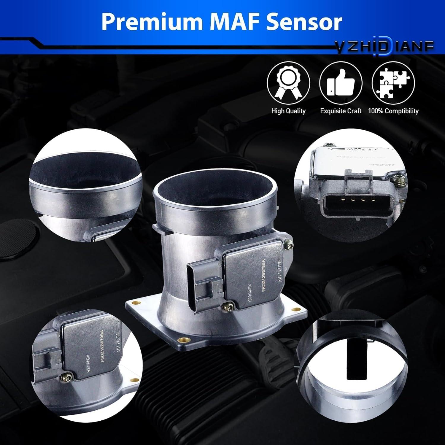 Sensor de Flujo de Aire Masivo YZHIDIANF F8DZ12B579BA 340g