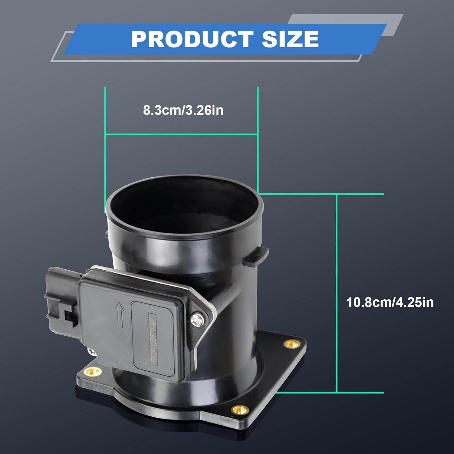 Sensor de flujo de aire MAF Werruibon F6ZF-12B579-AA para F150 4.2L