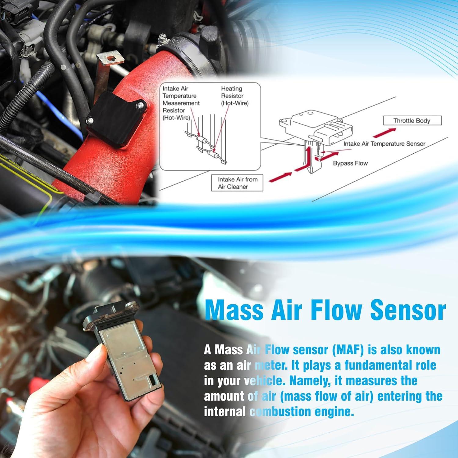 Sensor de Flujo de Aire Masivo DOSKJOK MAF Compatible Bronco E-150 E-250 F-150
