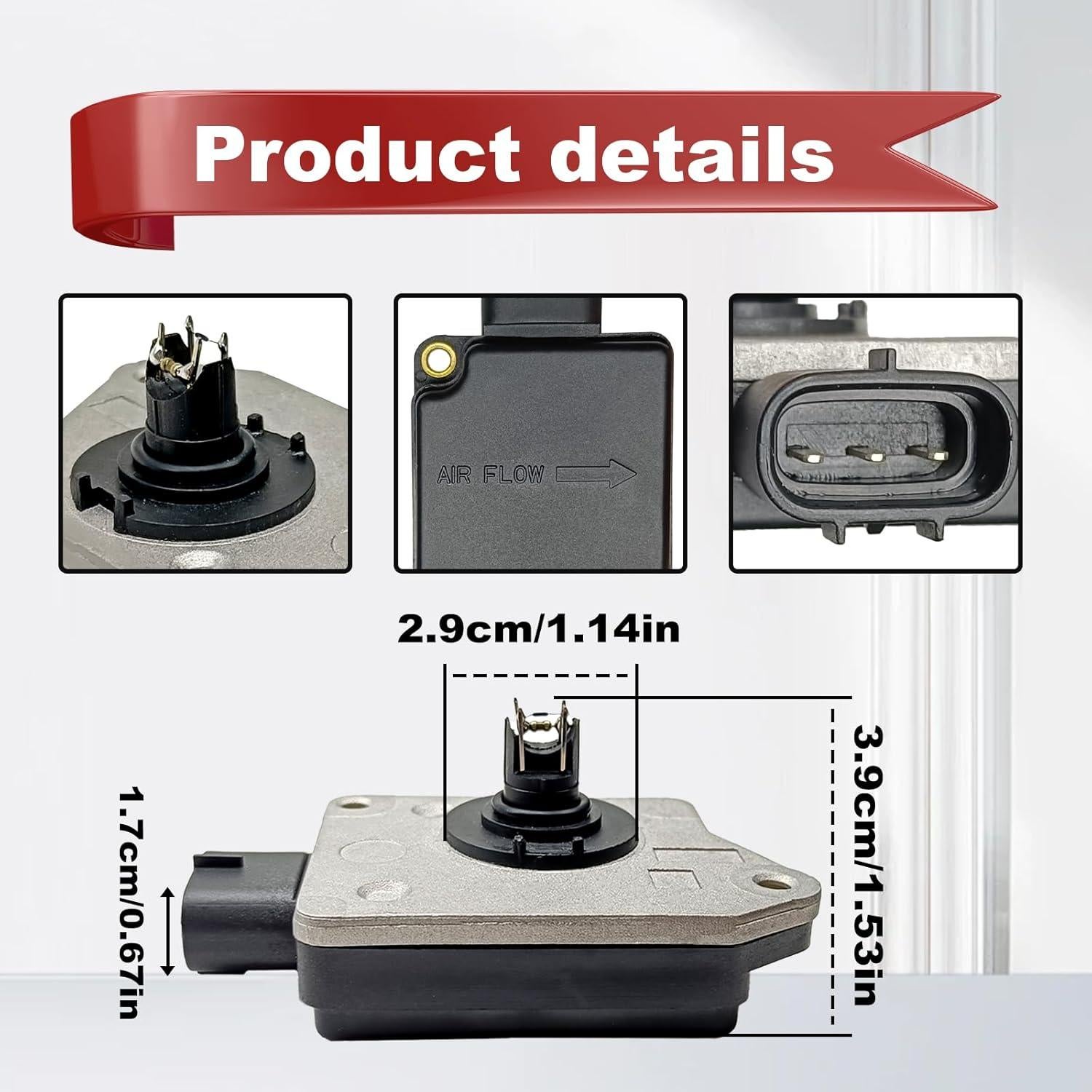 Sensor de Flujo de Aire Masivo Pleoos 22250-75010 Compatible Toyota