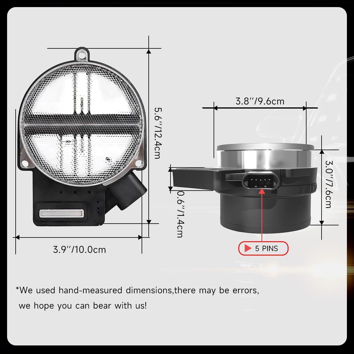Sensor de Flujo de Aire Masivo HcAutoShine 25318411 Compatible GMC
