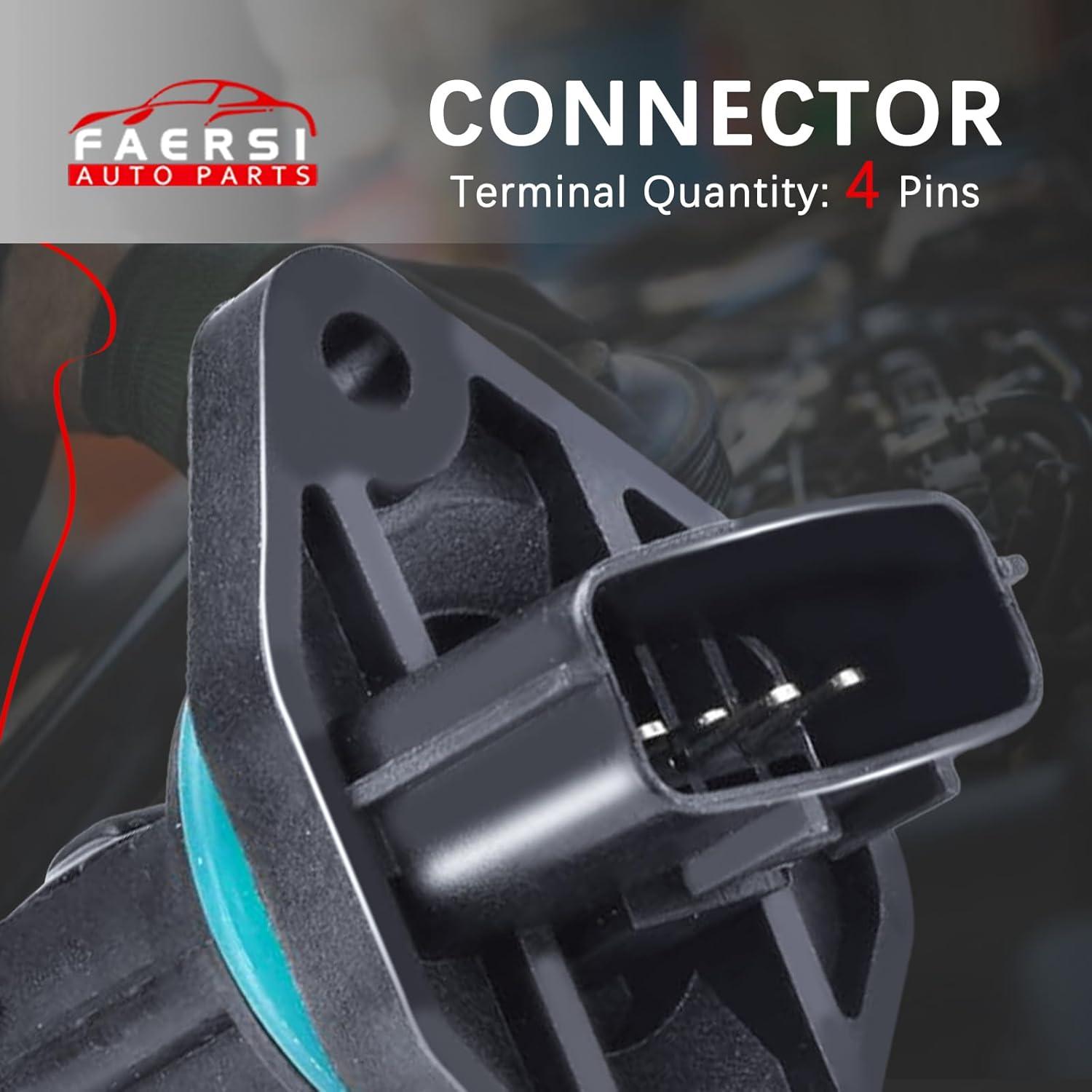 Sensor de Flujo de Aire Masivo FAERSI 22680-4M500 Compatible Nissan