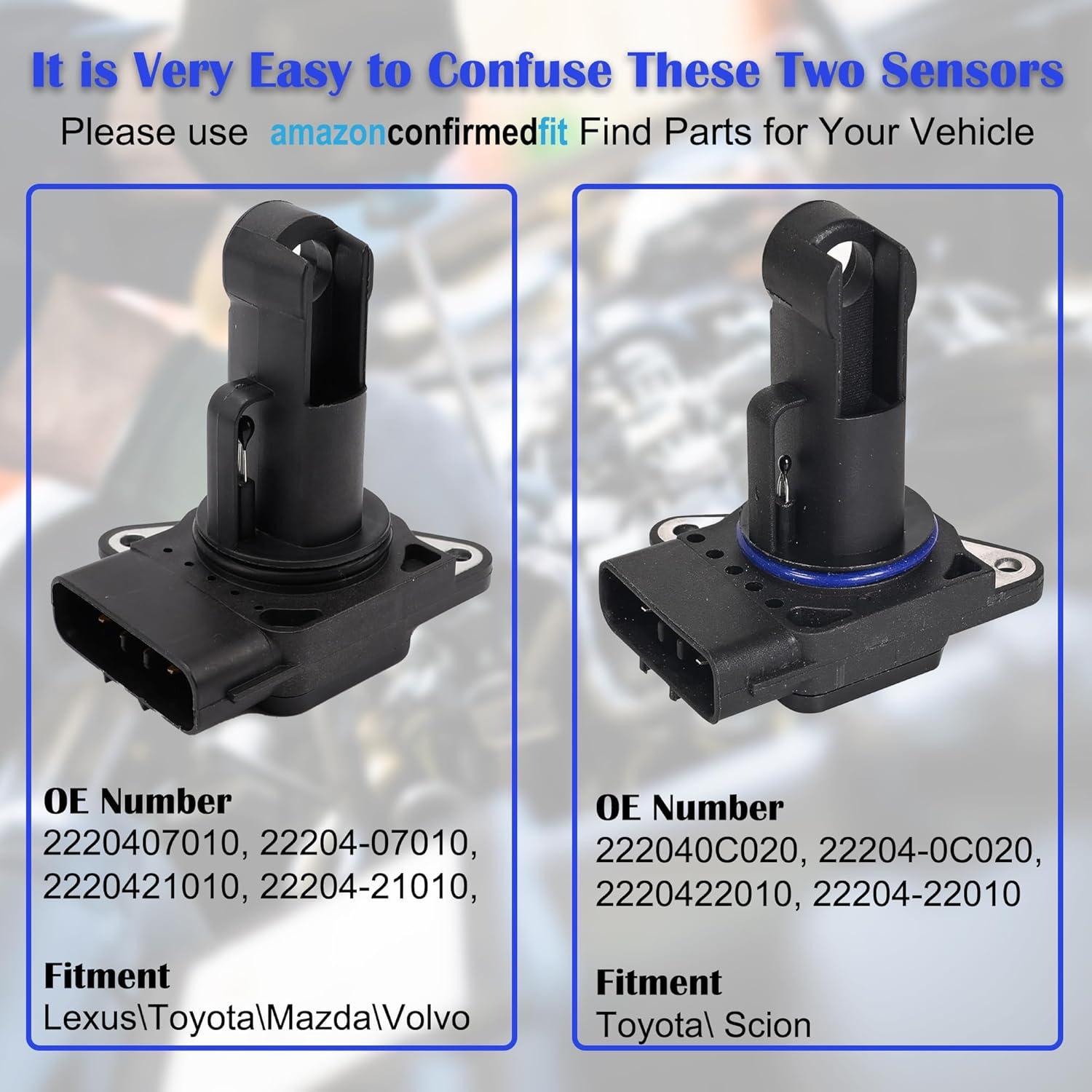 Sensor de Flujo de Aire Masivo YUANCHINB YC-2220407010 Compatible