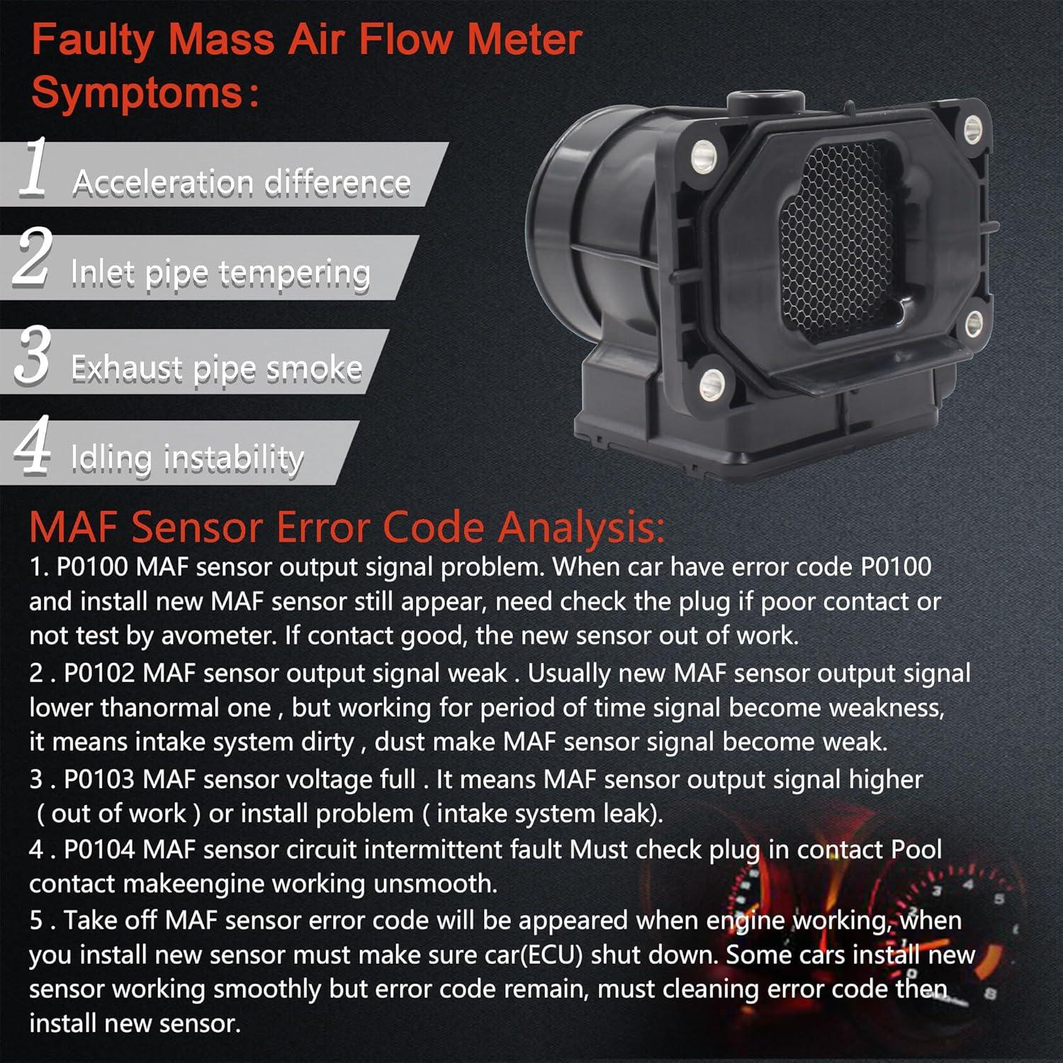 Sensor de flujo de aire MAF Effoexparts para Mitsubishi Lancer 2002-2007