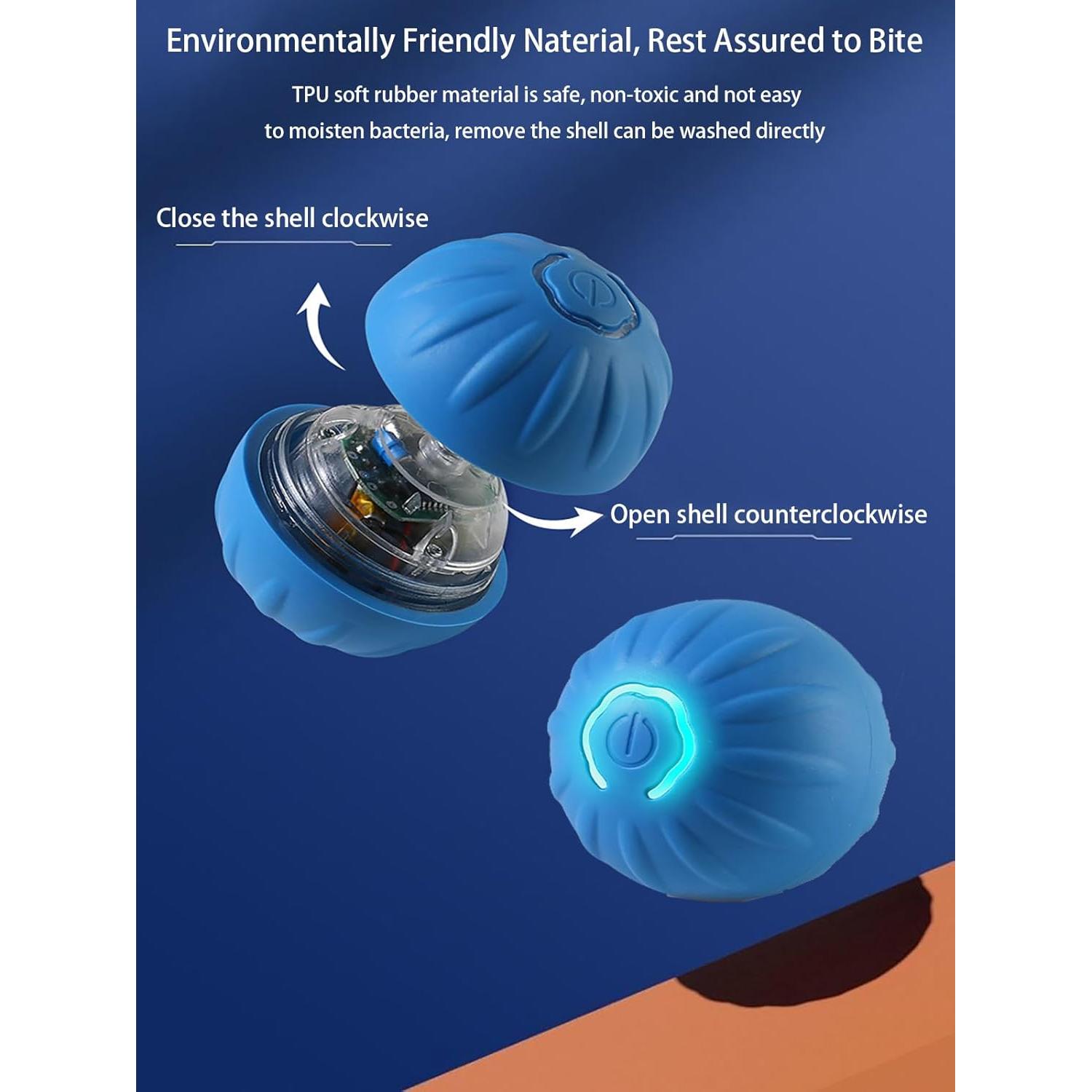 Pelota LED Interactiva para Perros Winb 5.2 cm Recargable USB