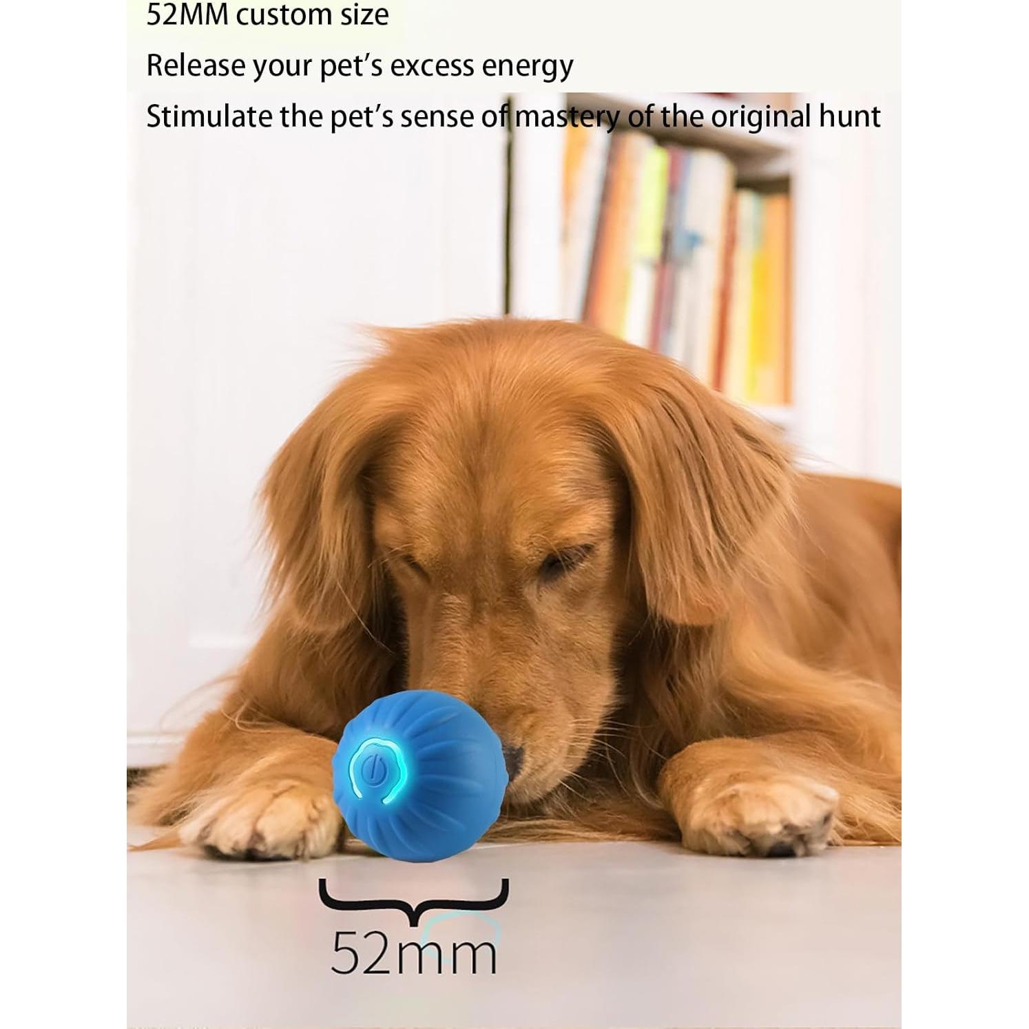 Pelota LED Interactiva para Perros Winb 5.2 cm Recargable USB
