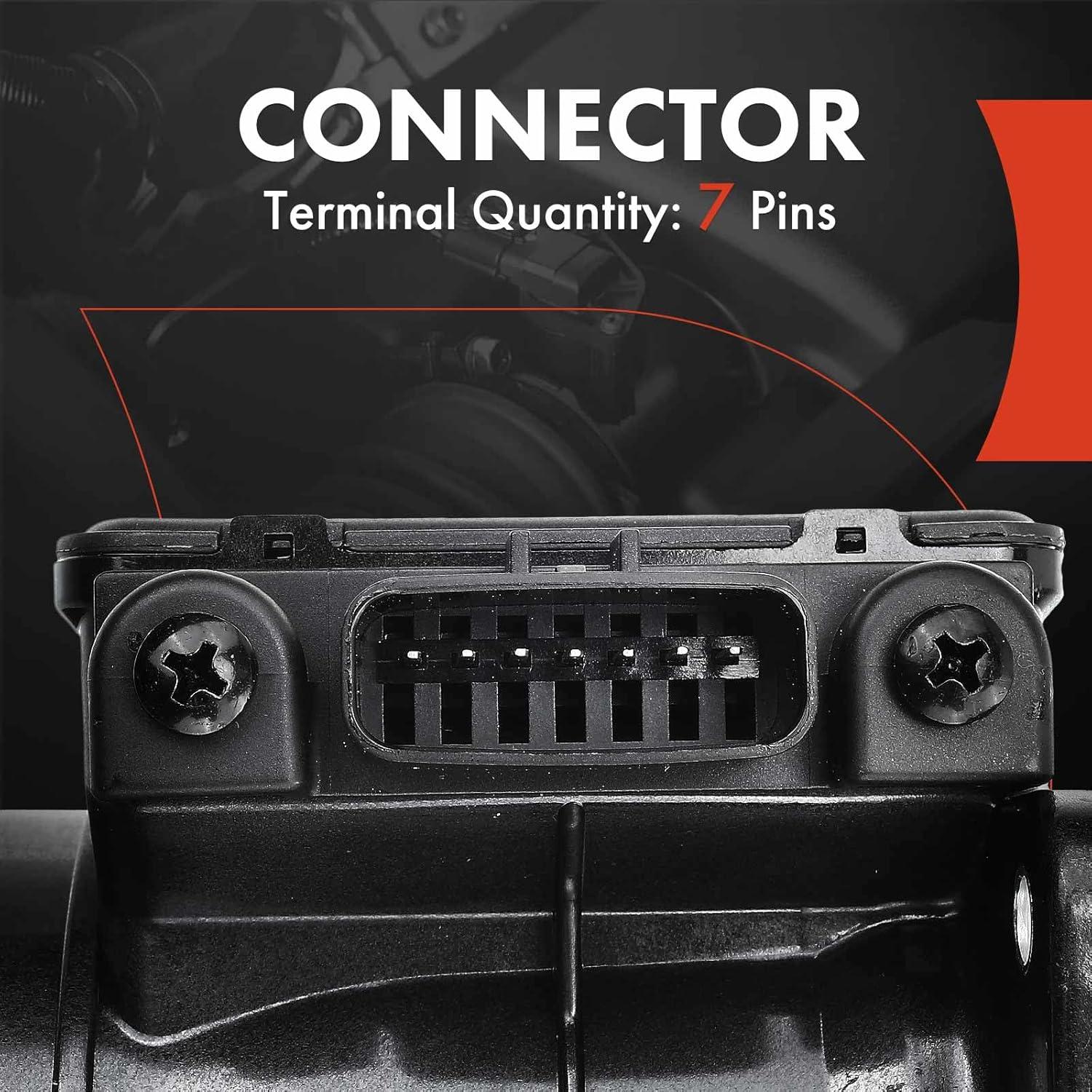 Sensor de flujo de aire masivo A-Premium 7 pines para Mitsubishi