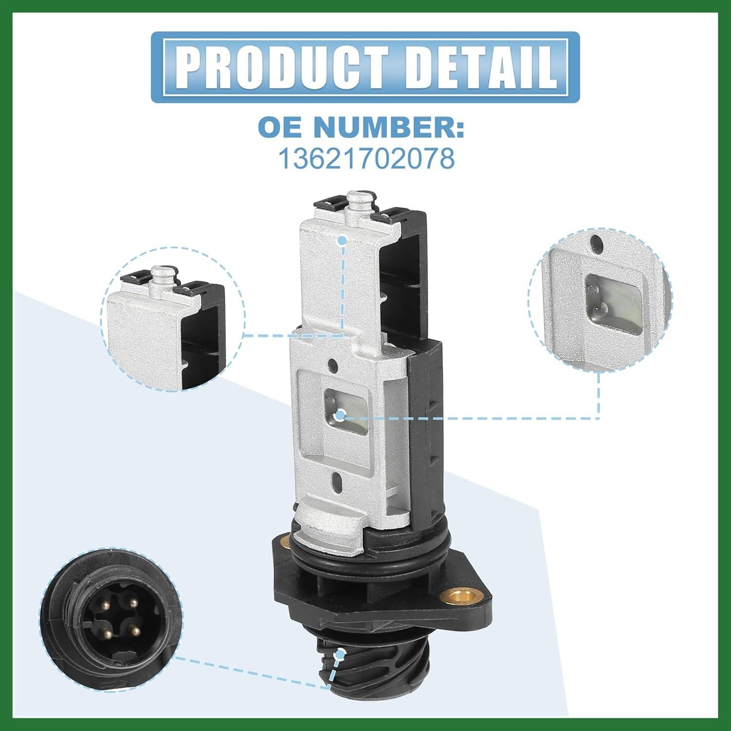 Sensor de Flujo de Aire Masivo Motoforti 13621702078 para BMW