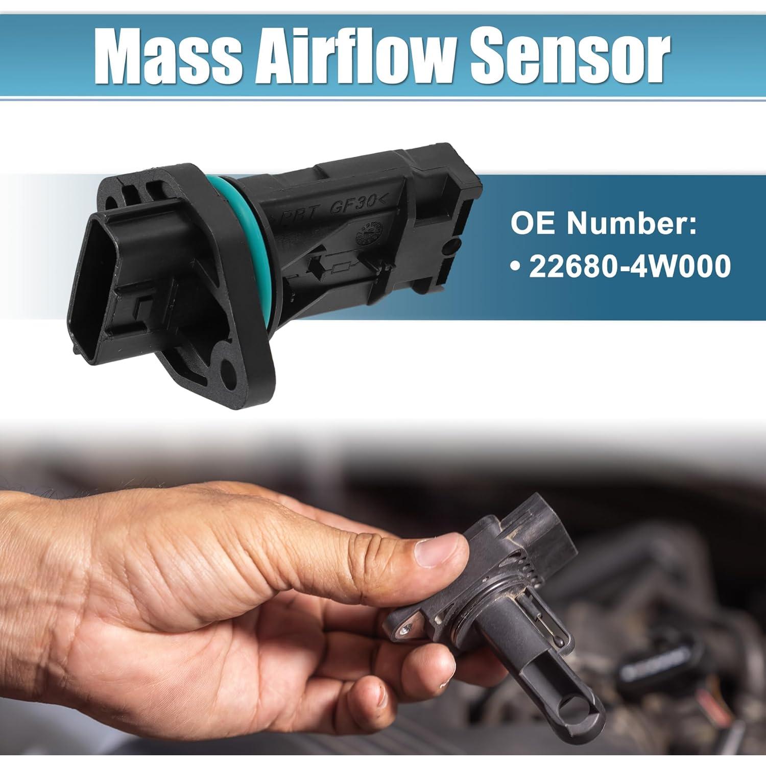 Sensor de Flujo de Aire Masivo X AUTOHAUX 22680-4W000 para Nissan y Subaru