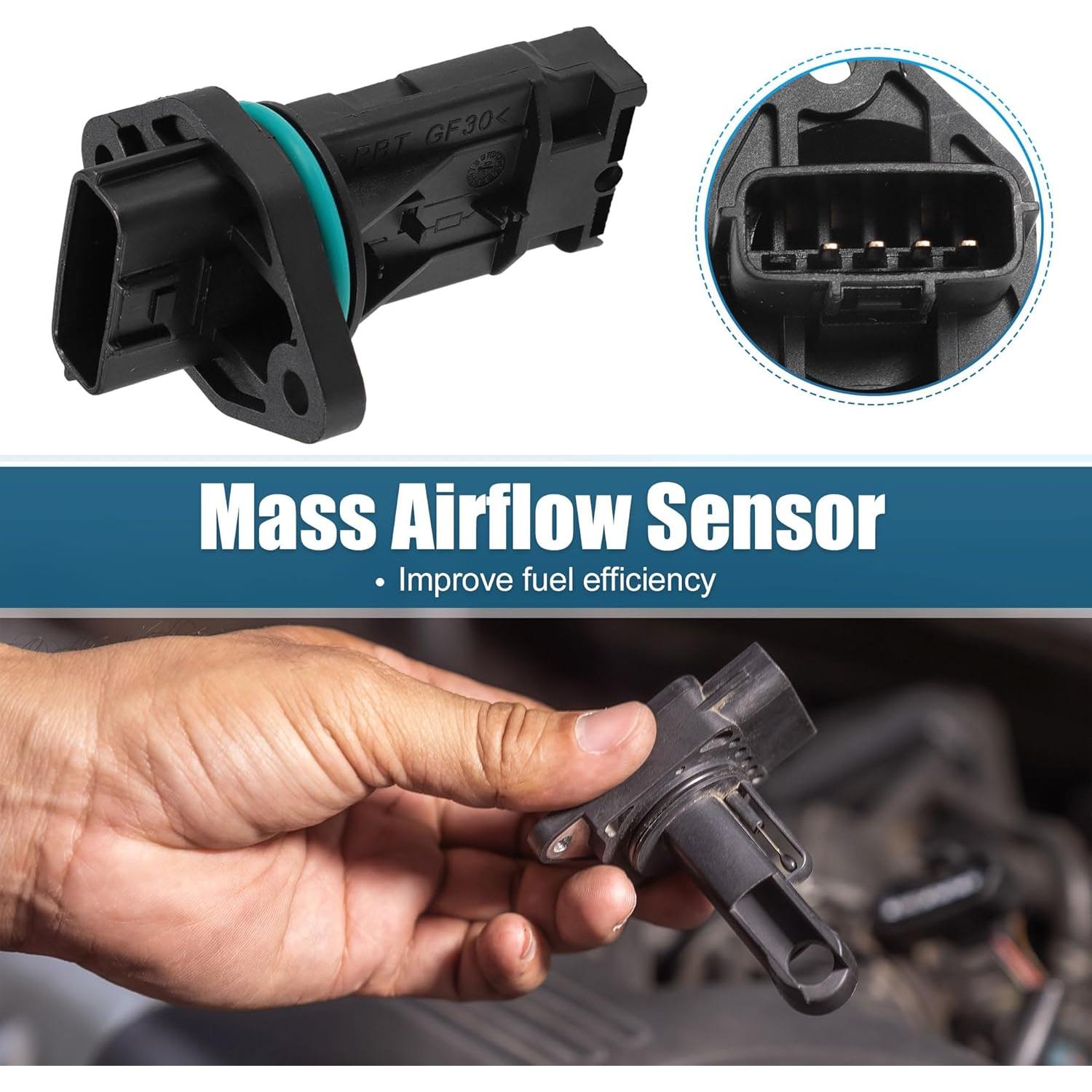 Sensor de Flujo de Aire Masivo X AUTOHAUX 22680-4W000 para Nissan y Subaru