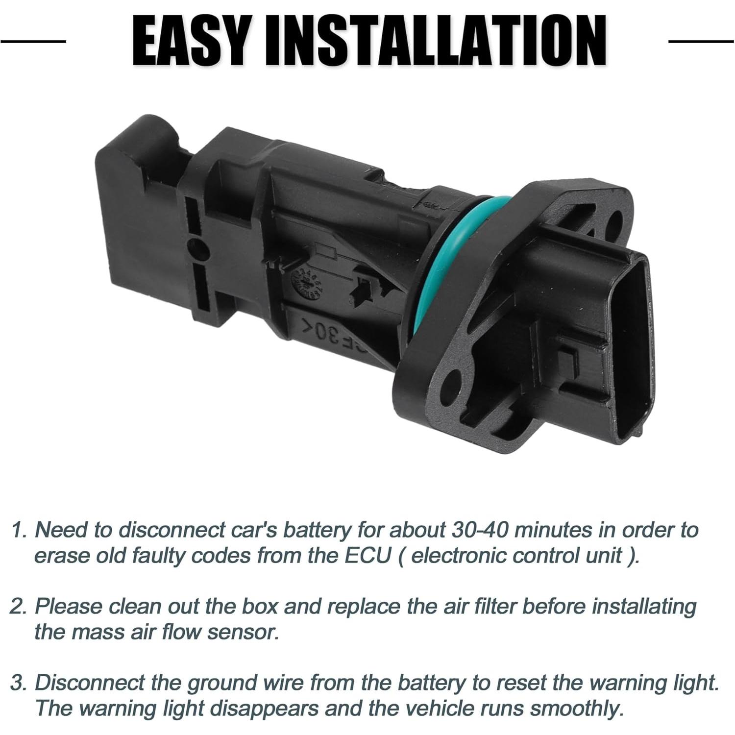 Sensor de Flujo de Aire Masivo X AUTOHAUX 22680-4W000 para Nissan y Subaru