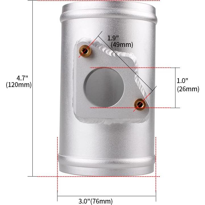 Soporte Sensor MAF BARTOO para Toyota, Mazda, Subaru, Honda