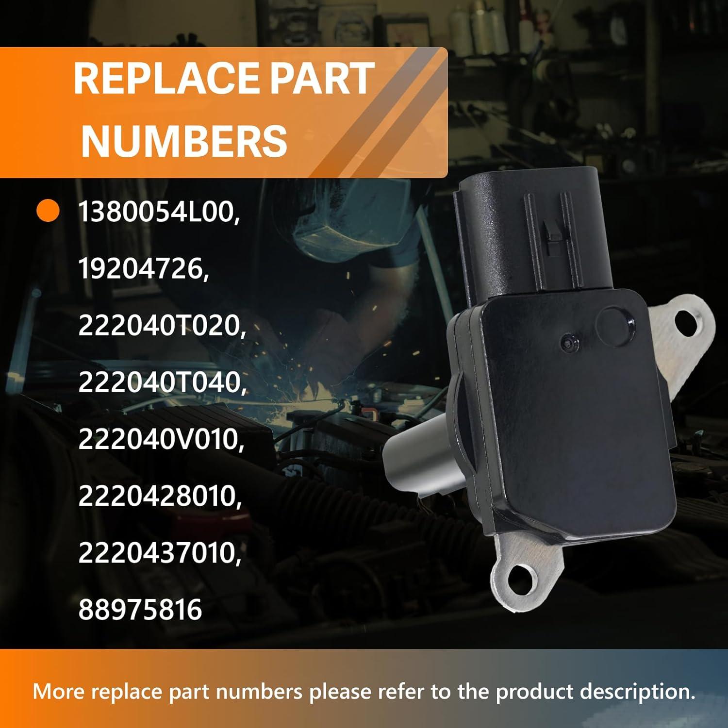 Sensor de flujo de aire MAF Automost 222040V010 para Toyota y Lexus