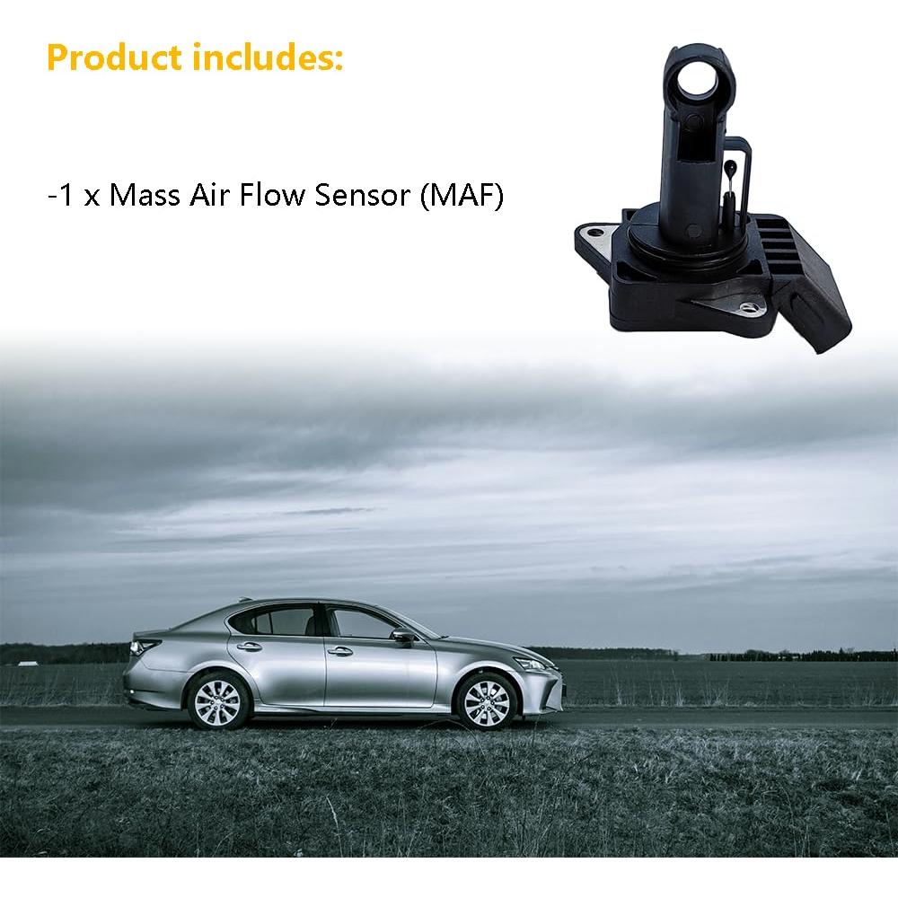 Sensor de Flujo de Aire Masivo LLNSEAUTO 22204-15010 Compatible con Chevrolet Prizm, Lexus GS430, SC430, Toyota Corolla