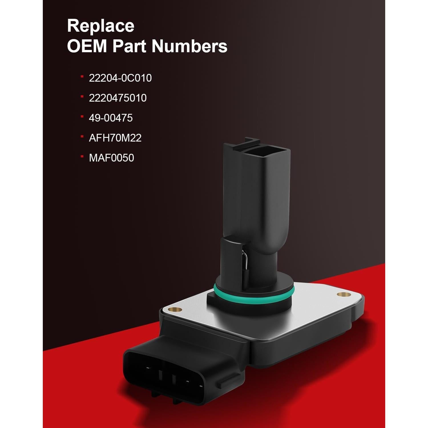 Sensor de Flujo de Aire Masivo GDSMOTU 22204-0C010 Compatible