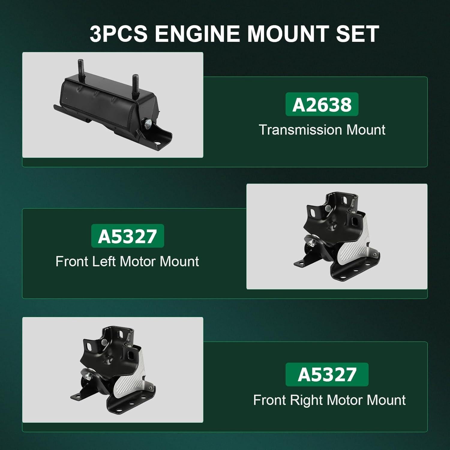 Soporte de Motor y Transmisión SCITOO A5327 para Cadillac