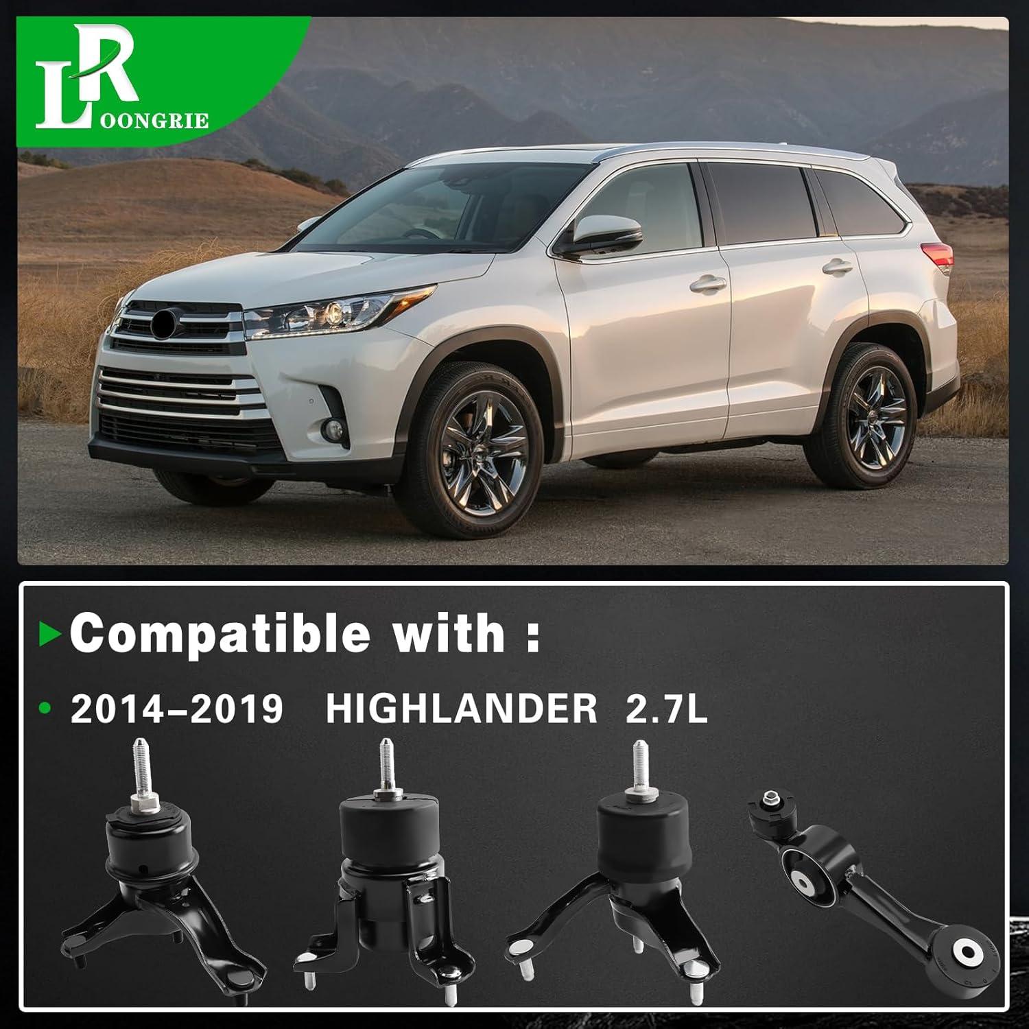 Soporte de Motor y Transmisión LOONGRIE para Highlander 2014-2019
