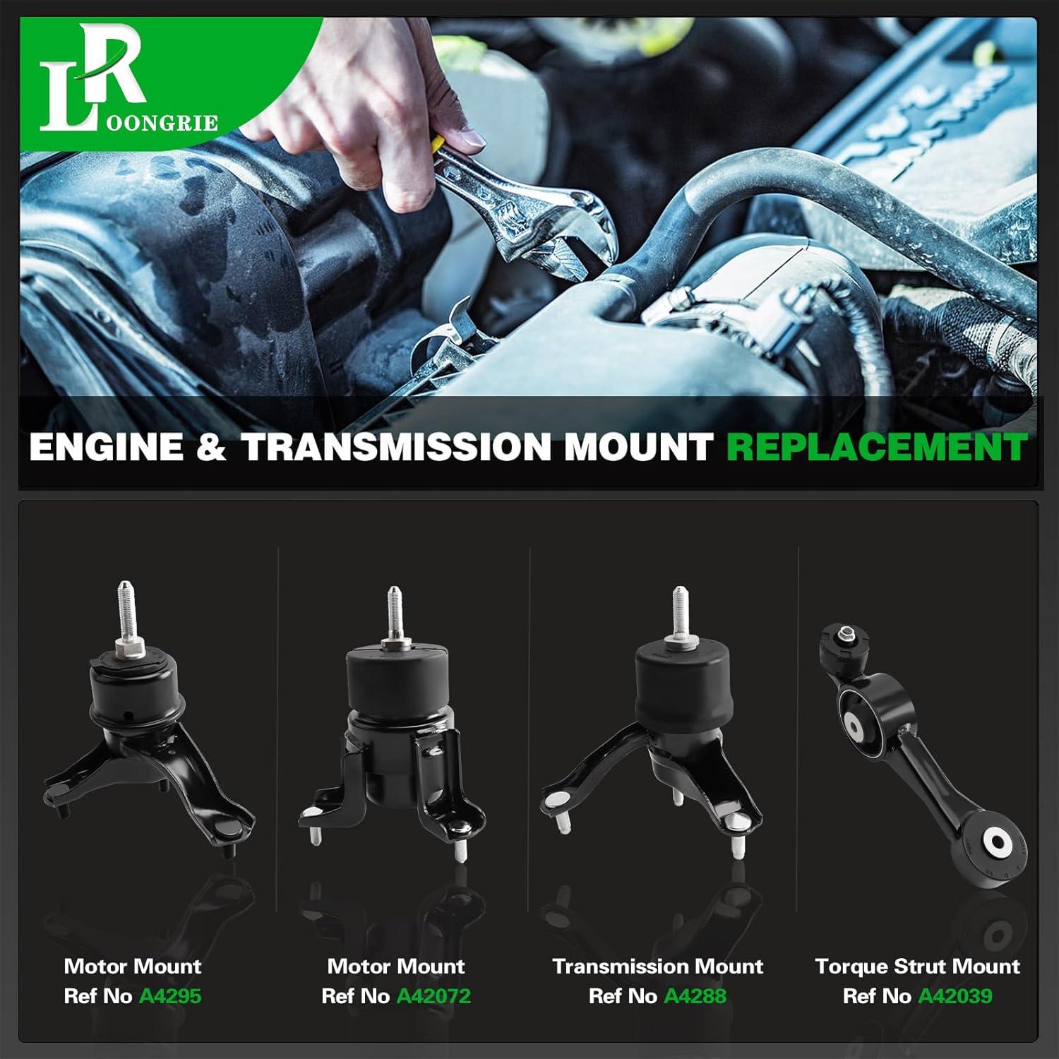 Soporte de Motor y Transmisión LOONGRIE para Highlander 2014-2019