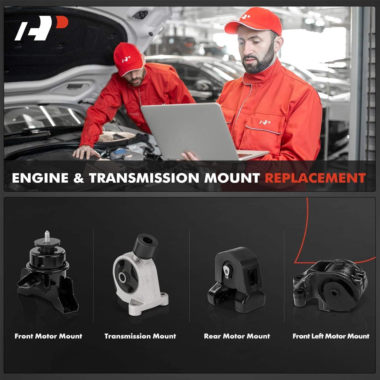 Juego de Montajes de Motor y Transmisión A-Premium 4PCS Kia Hyundai