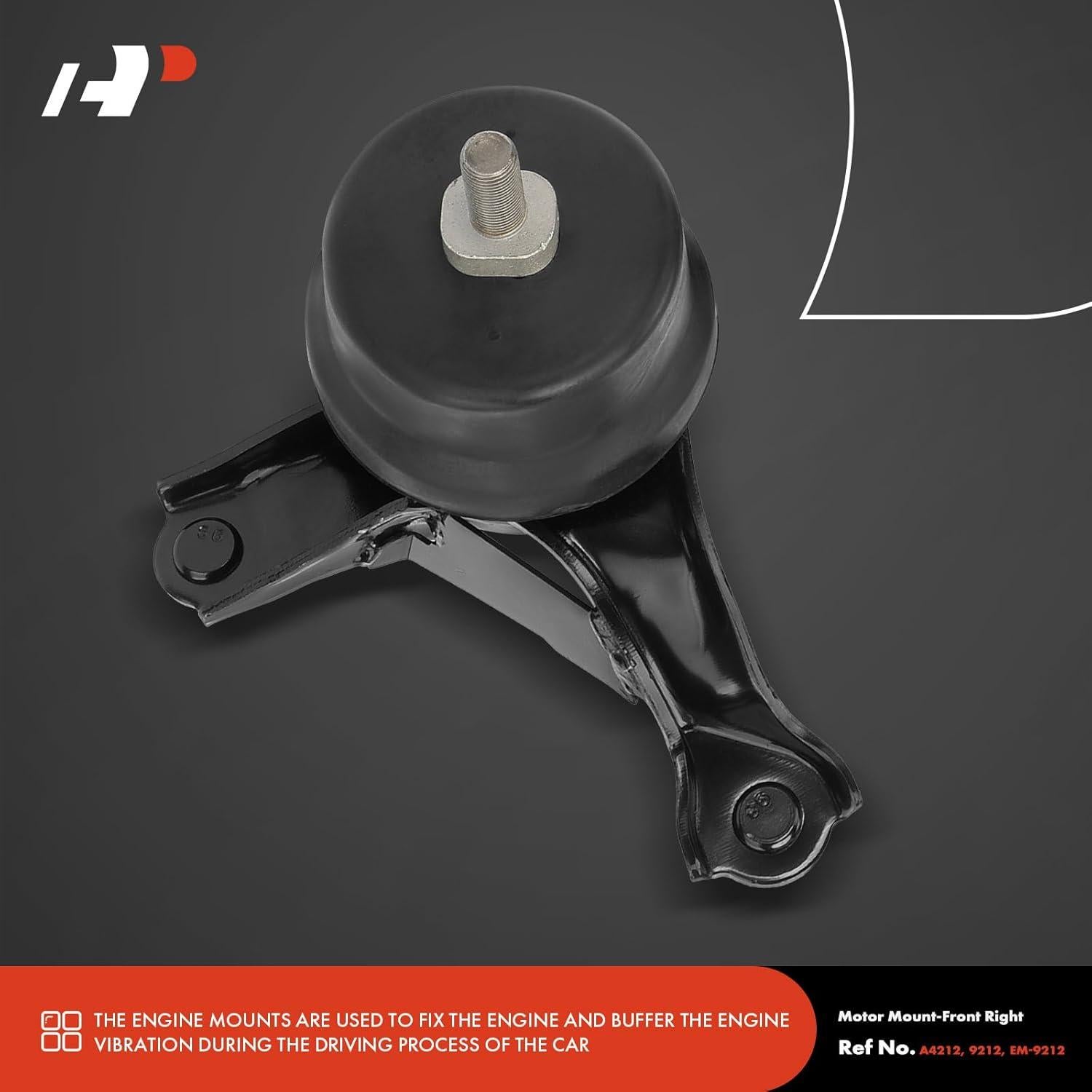 Kit de Montaje Motor y Transmisión A-Premium 4 Piezas Toyota Camry 2004-2006