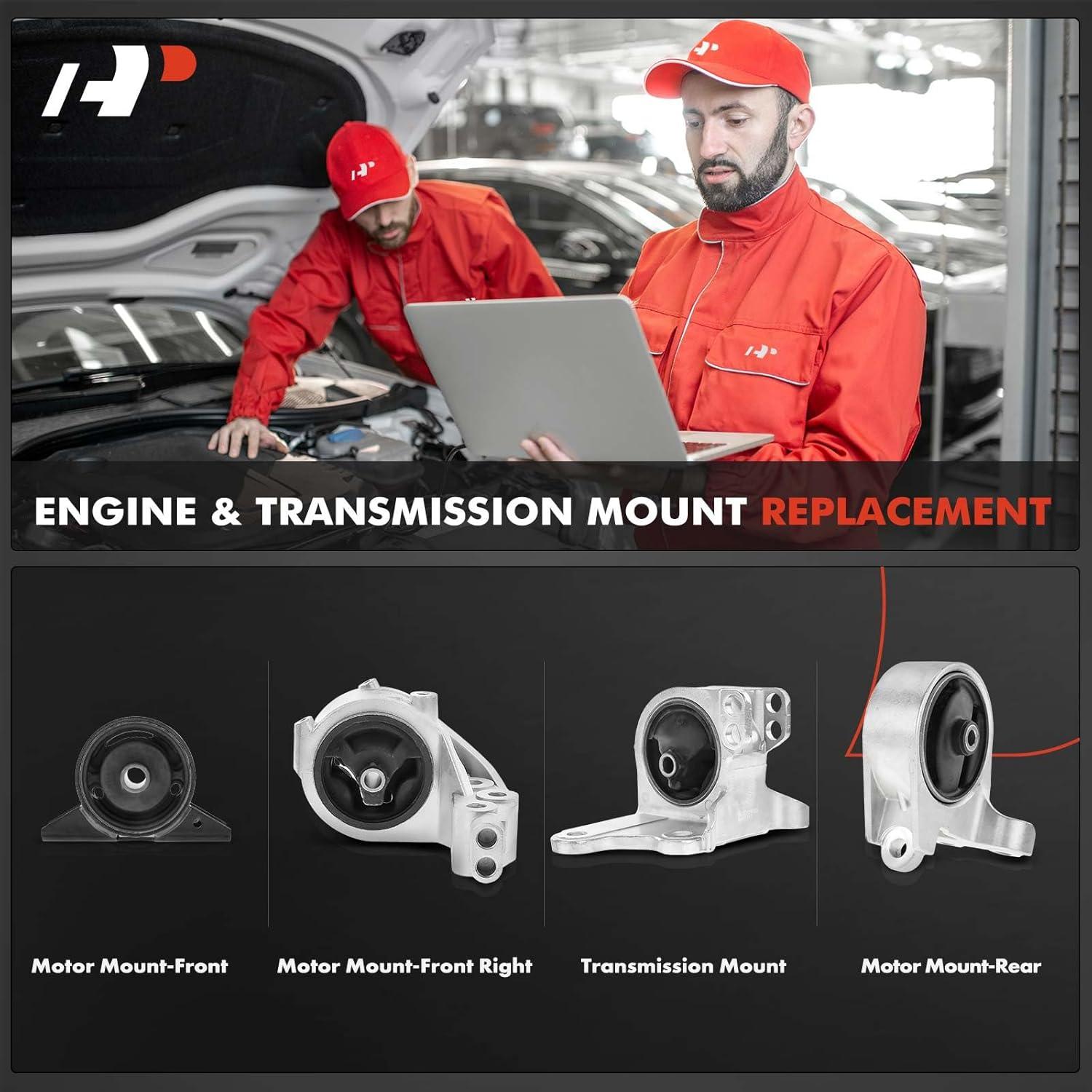 Juego de Montajes de Motor y Transmisión A-Premium 4PCS V6 3.0L