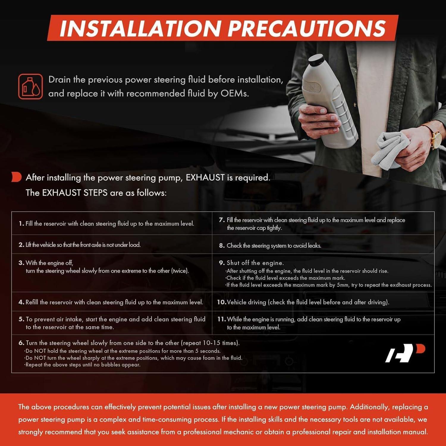 Bomba de dirección asistida A-Premium para Honda Odyssey 2005-2010