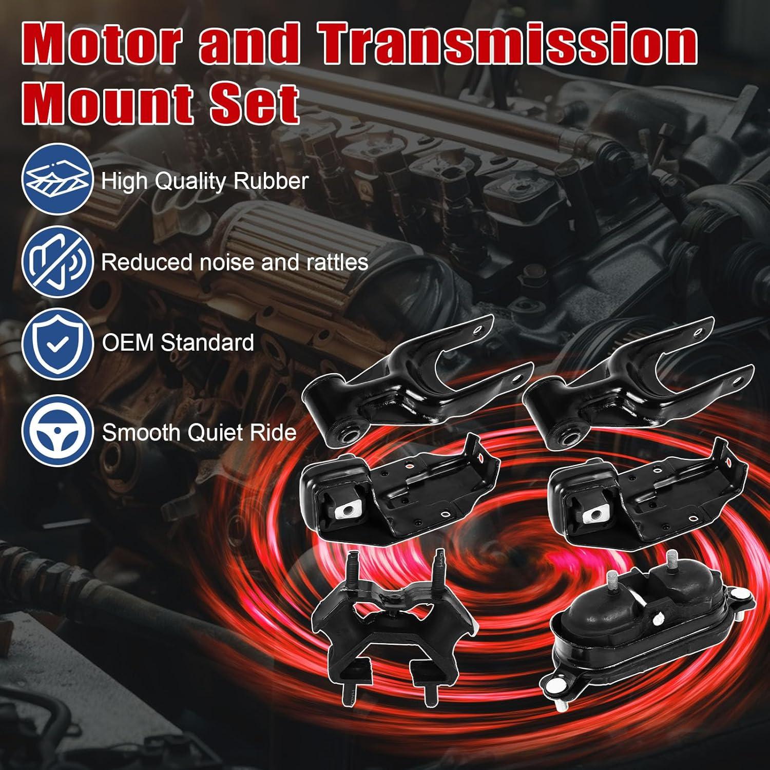 Juego de 6 Soportes de Motor Buick Century 3.1L 1997-2005