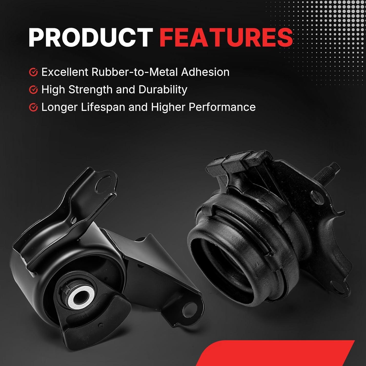 Juego 5 Soportes de Motor y Transmisión Honda CRV 2.4L 2002-2006