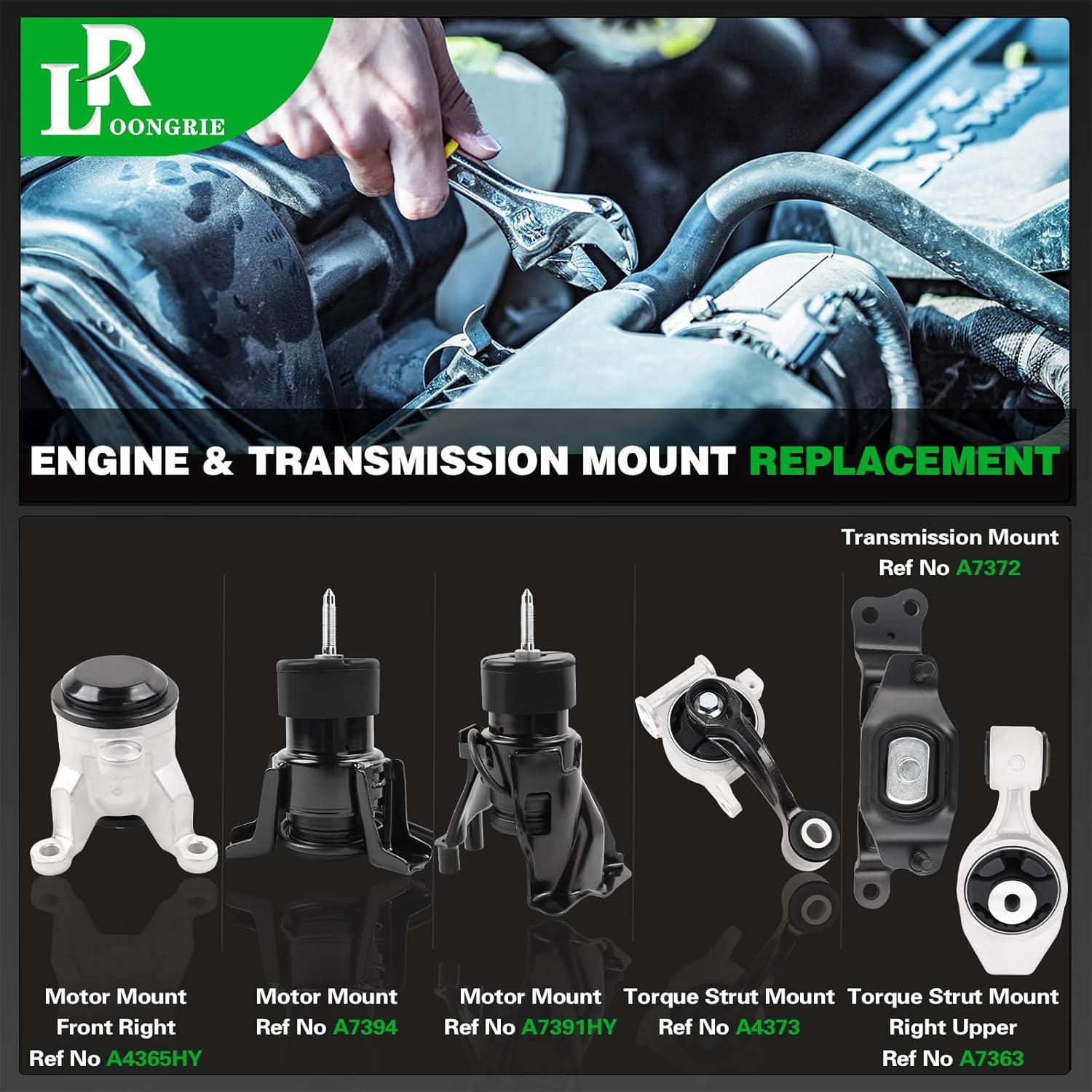 Soporte de Motor y Transmisión LOONGRIE para Murano, Pathfinder, QX60, JX35