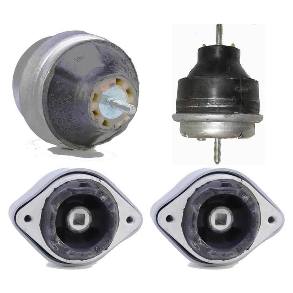 Juego de 4 Soportes de Motor y Transmisión HZGEBTECH para Passat y Audi