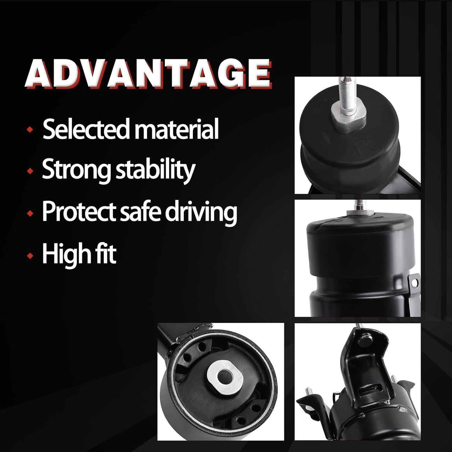 Kit de Montaje Motor y Transmisión QRYIPPDM para ES350 2007-2012