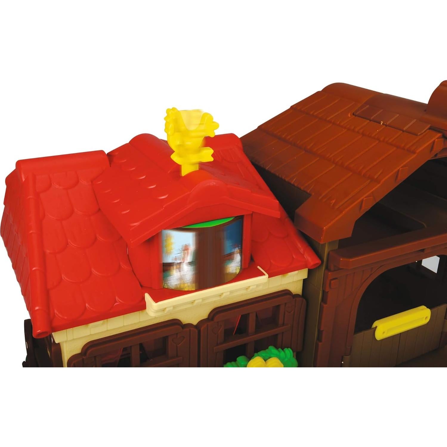 Set de Granja Dickie Toys Fendt Casa Feliz 38 cm con Sonido