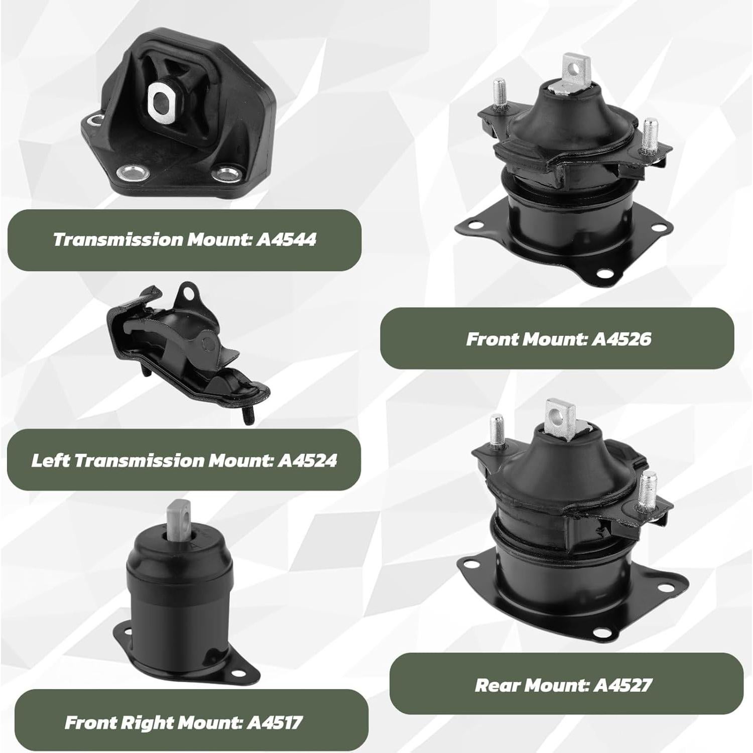 Soporte de Motor y Transmisión Arokzn para Acura TL 3.2L 2004-2006