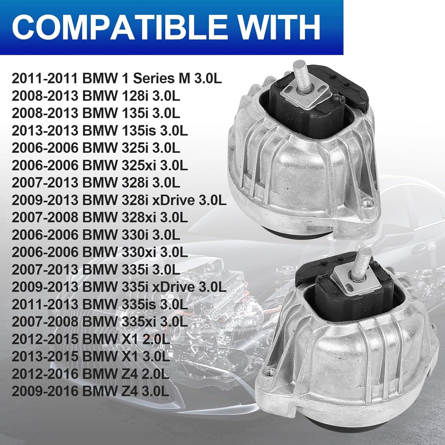 Juego de Soportes de Motor YEOPGYEON para BMW 128i 325i 328i 2008-2013