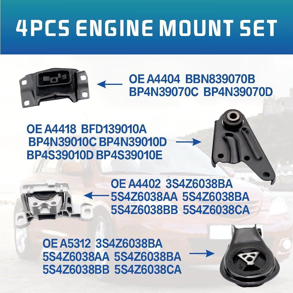 Kit de Montaje Motor y Transmisión YBDDZH para Mazda 3 2.0L 2004-2009