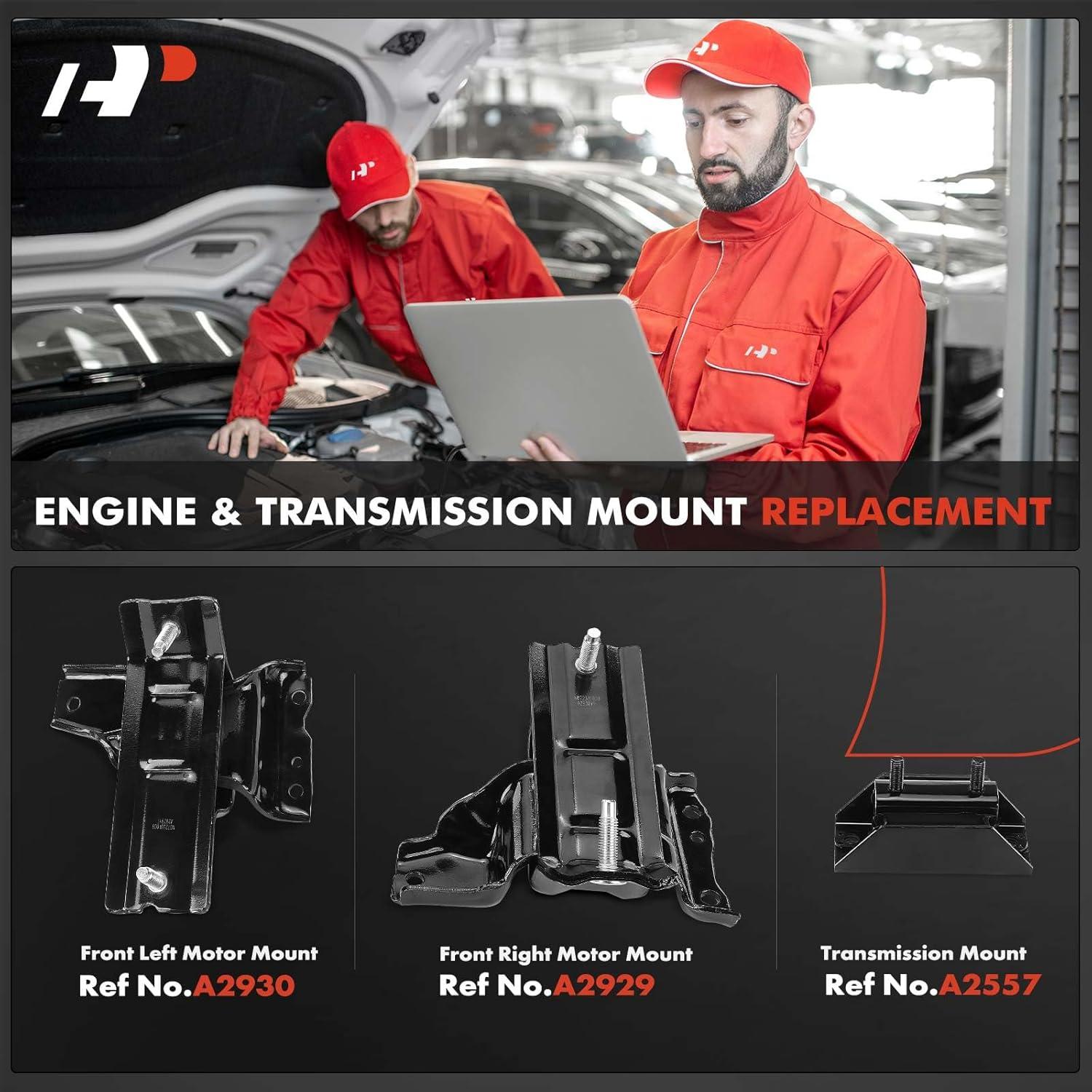 Kit de Montaje de Motor y Transmisión A-Premium 3 Piezas Ford