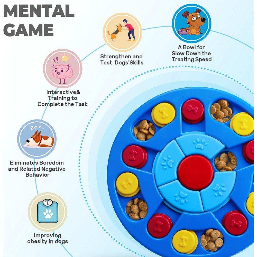 Juguete de rompecabezas para perros Yoboeew 25x25 cm nivel 1-3