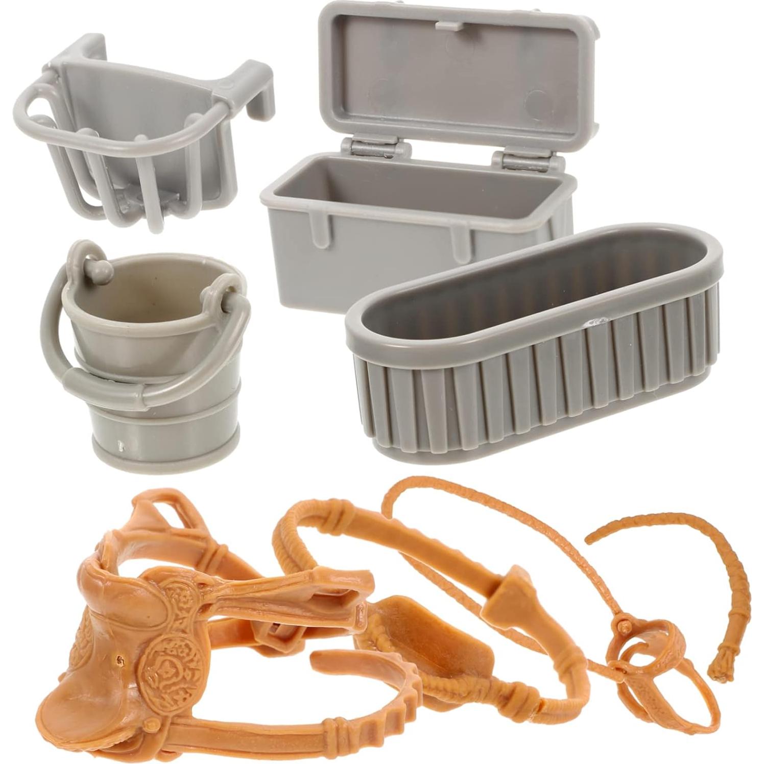 Mini Modelo de Granja 3 Piezas PVC Juguete Infantil Decorativo