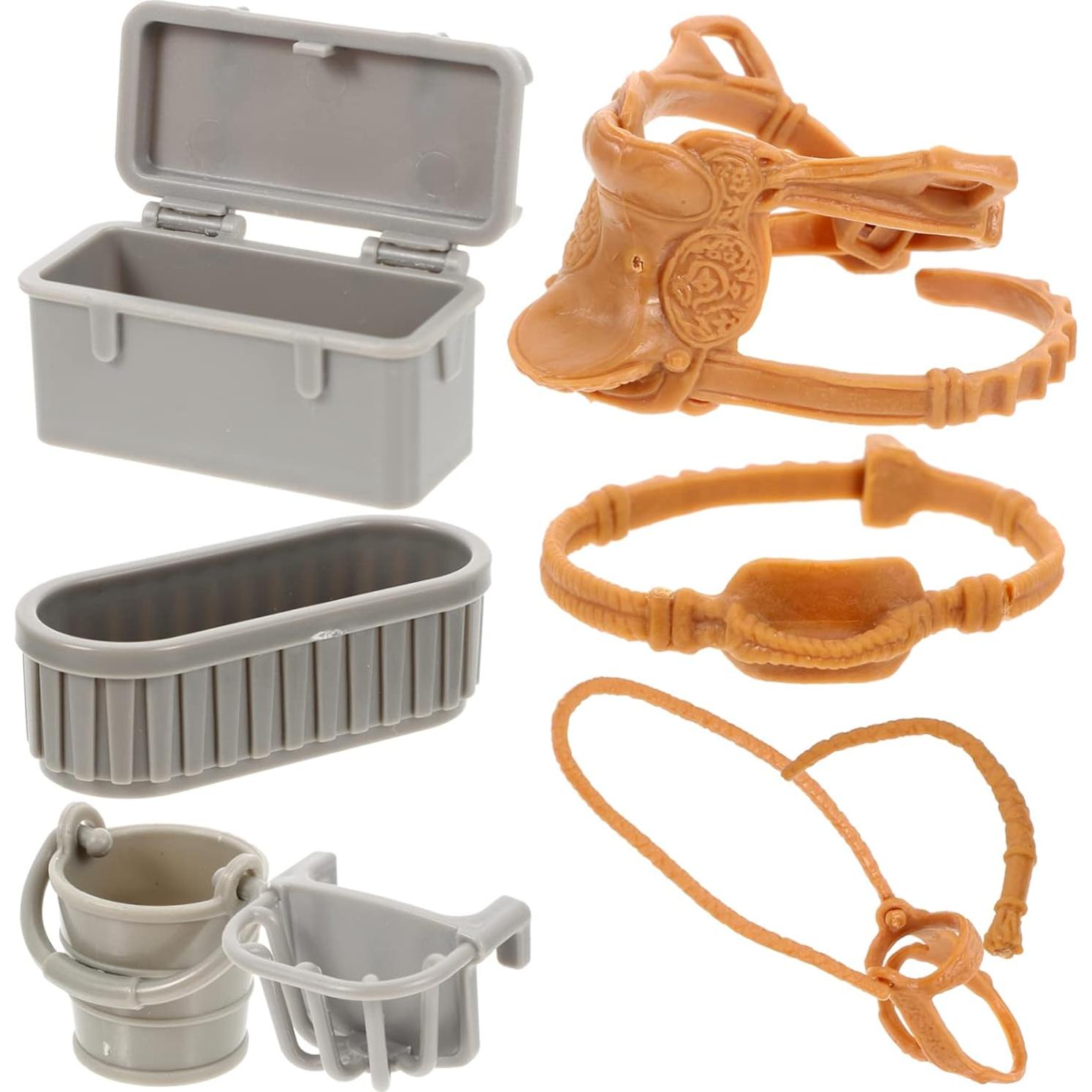 Mini Modelo de Granja 3 Piezas PVC Juguete Infantil Decorativo