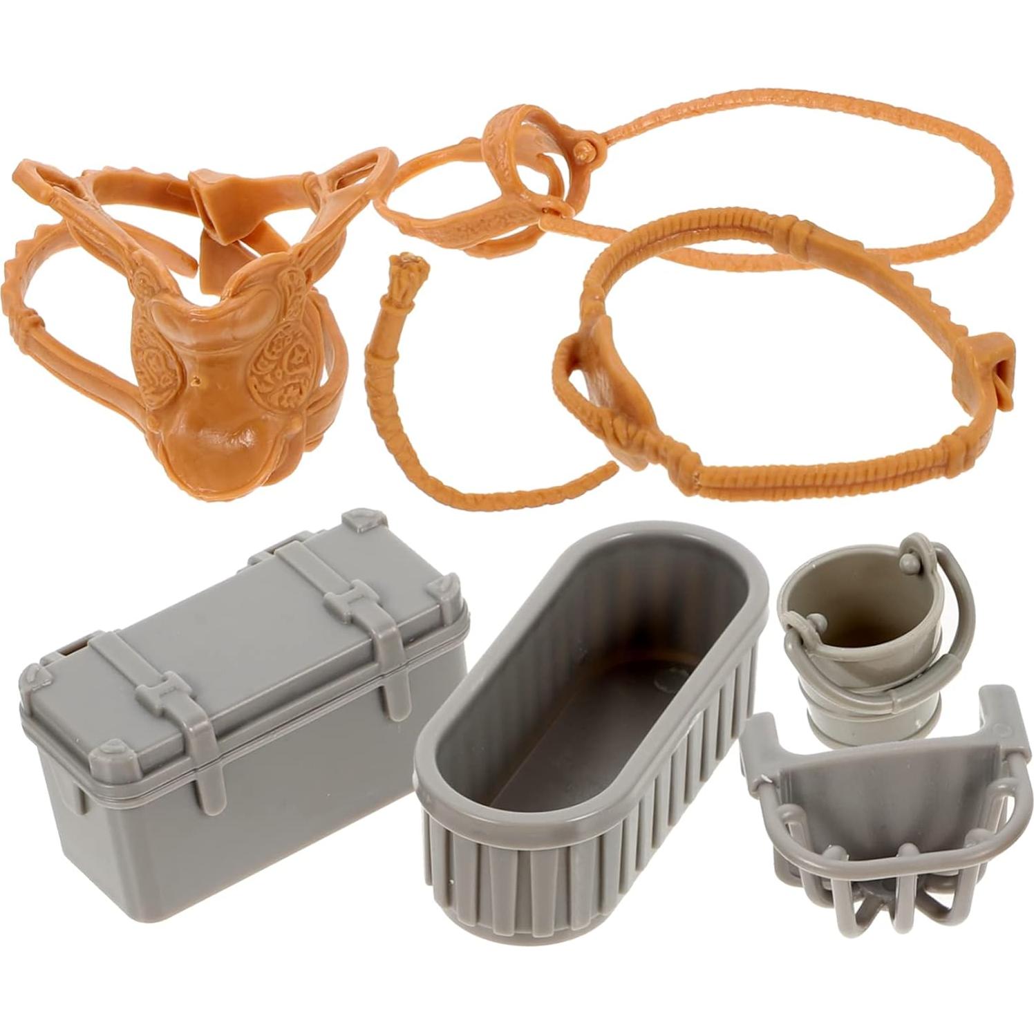 Mini Modelo de Granja 3 Piezas PVC Juguete Infantil Decorativo