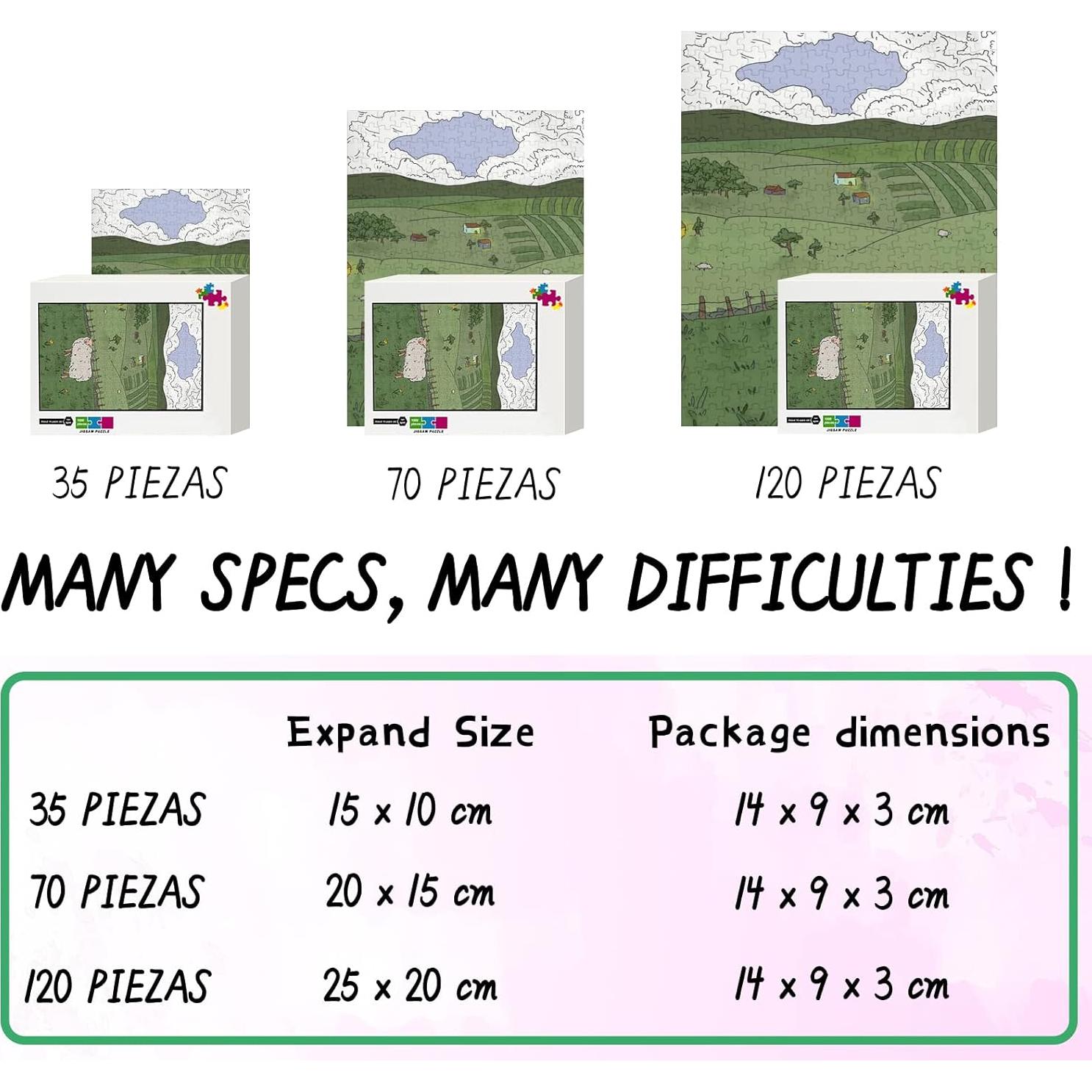 Rompecabezas de Madera 35 Piezas IHMOLN Animal Racers1