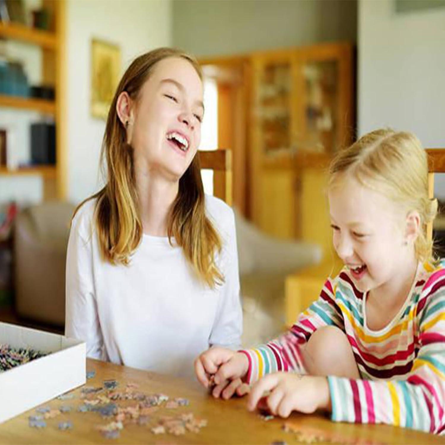 Rompecabezas 1000 Piezas Gato Negro y Blanco Bebiendo Vino 70x50cm