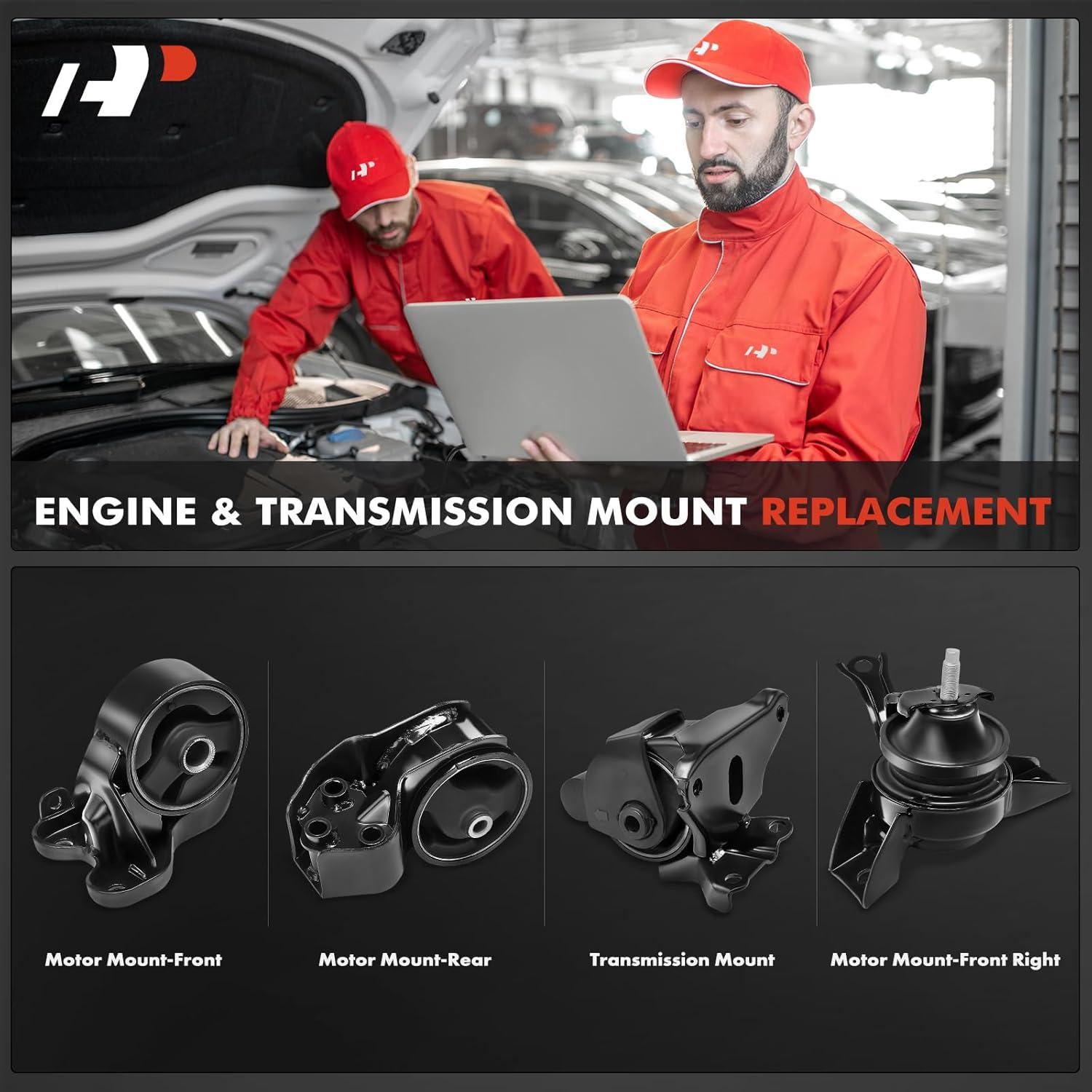 Juego de 4 Soportes de Motor A-Premium para Kia Spectra 2004-2009