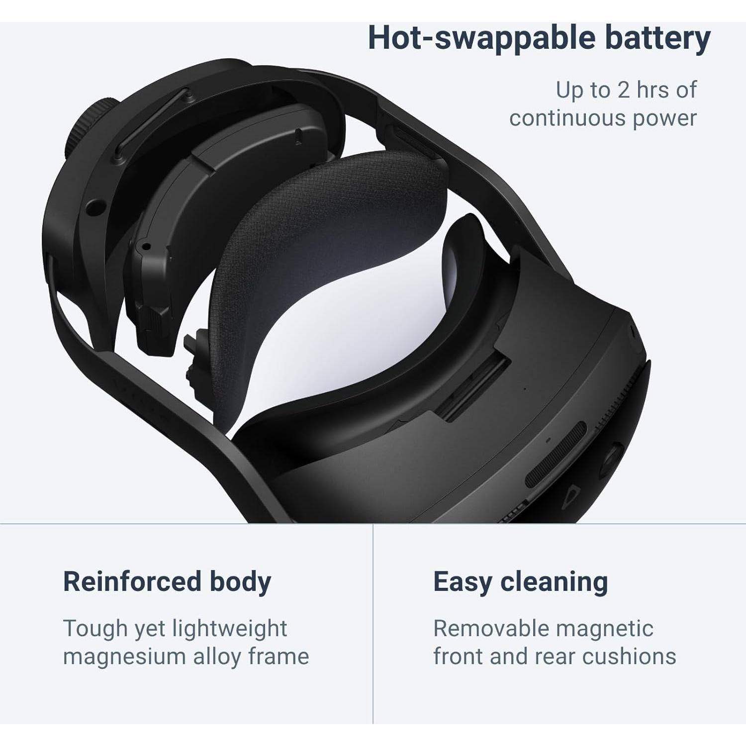 HTC Vive Focus Vision - Auriculares VR 5K con Controladores